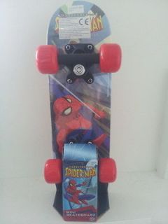 Spiderman Marvel Childrens 17 Skateboard NEW