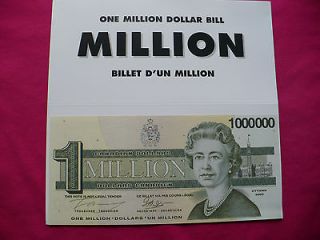 canada 1 million dollar bill novelty if your a canadian show me your 