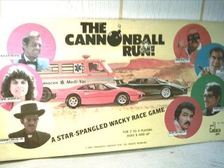 The CANNONBALL RUN Game COMPLETE 1981 100% Complete Burt Reynolds Dean 