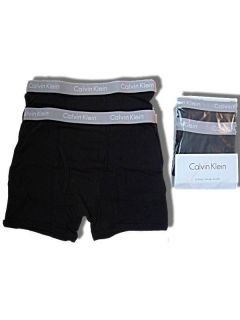 NWT Calvin Klein Classic Boys Underwear Cotton Boxer Shorts Pack 2 