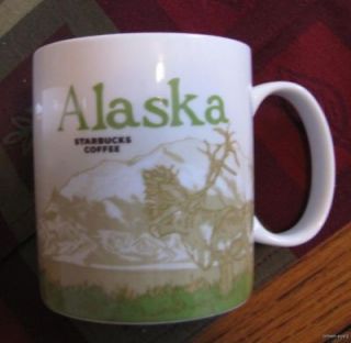 New City Mugs Starbucks Alaska Mug 16oz Collector Caribou , Bear