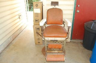 Antique Barber Chair, Hercules by E.Berninghaus,North Carolina Pick up