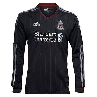 Liverpool FC 2011 2012 Long Sleeved Away Shirt Jersey