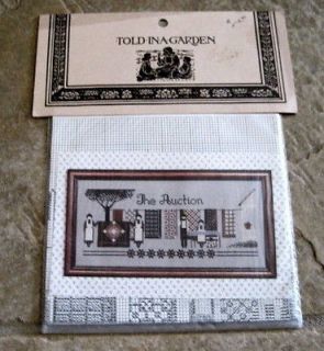 NIP Told  In A Garden Cross Stitch Pattern Amish Quilts on Clothes 