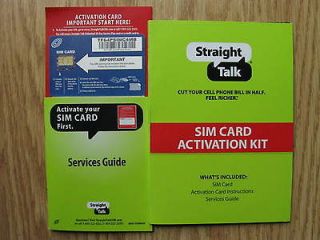 straight talk sim card in SIM Cards