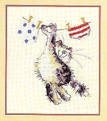   Sherry Collection PURR PENDICULAR Cross Stitch Chart / Pattern Only
