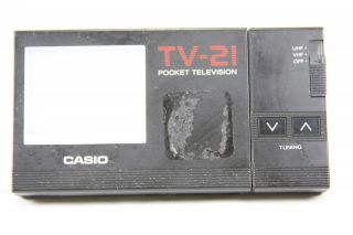Vintage Working Casio Pocket Television Realistic Pocketvision 2 TV 21