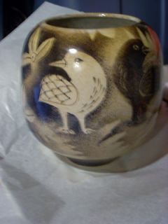 Teriffic North Eagle 7 1/2 Inch Art Pottery Vase Marked