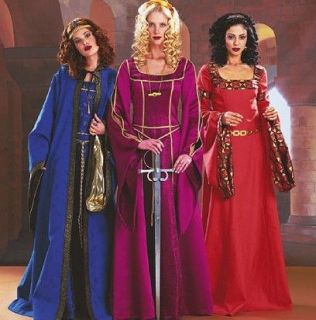   SEWING PATTERN 14 16 18 20 Gothic Medieval LOTR Dress Gown Cape OOP