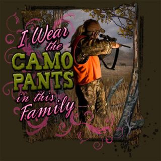 Buckwear ladies T Shirt NEW Camo pants