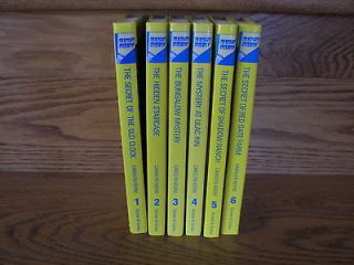 Nancy Drew #1 6 set/lot mystery books Carolyn Keene Original