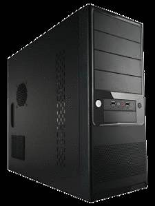 Black Apex SK Series ATX Mid Tower Computer Case SK 503 C, 4 x 5.25in 