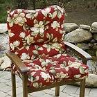 Greendale Home Fashions Outdoor Seat Back Chair Cushion, Roma Floral