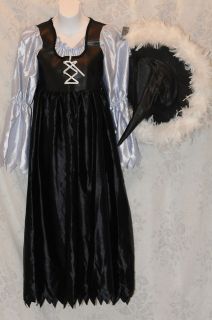 Cassandra Girls Salem Witch Costume Pre Teen Dress Up Party Disguise 