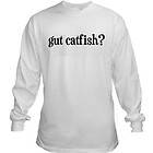 Gut Catfish? fishing fly deep sea fish funny lure reel LONG SLEEVE T 