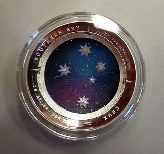 Australia 2012 Crux Southern Cross $5 1 oz Fine Silver Proof Coin COA 
