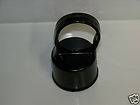 BLACK POWDER COATED ALUMINUM LOOP CAP FOR CHAIN LINK FENCE