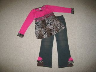NEW LEOPARD PASSION Pants Girls Clothes 8 Fall Winter Jean Boutique 