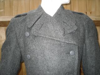 Genuine Danish Army Wool Jacket / Raincoat / Trenchcoat / Overcoat All 
