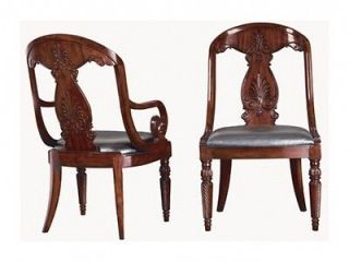   Brompton Mahogany Arm Chair 5801 27P1 Dining Arm Chair Set of Two