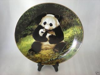 Will Nelson THE PANDA W.S. George Porcelain Collector Plate