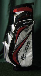 SAVE NEW 2012 TAYLORMADE CATALINA 3.0 CART BAG RED / BLACK / WHITE