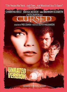 Cursed (DVD, 2005, UNRATED) Director Wes Craven, Christina Ricci 