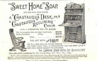 1896 m ad larkin soap desk or reclining chair