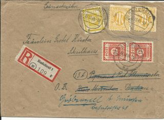 Germany MIXED ISSUES  A.M.G. Sc#3N5a(x2), Russian Occupation, East 