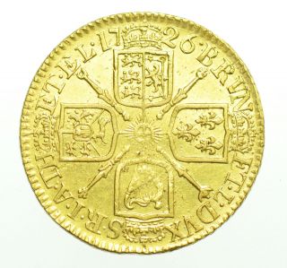 1726 GUINEA BRITISH GOLD COIN GEORGE I aEF