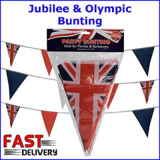 Newly listed 20Ft Diamond Jubilee Olympic Bunting Triangles Flag 