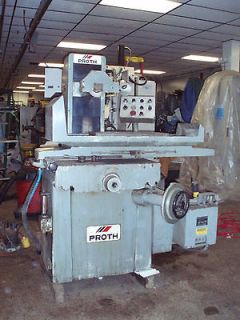 Proth 10 x 20 Hydraulic Automatic Surface Grinder with 8 x 24 Chuck