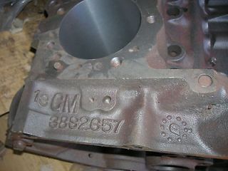 GM 1967 67 CHEVY CORVETTE CAMARO CHEVELLE SBC 327 ENGINE BLOCK 3892657