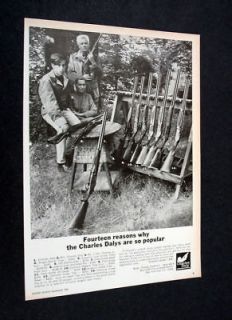 Charles Daly with Family Custom Shotguns lineup 1966 Ad