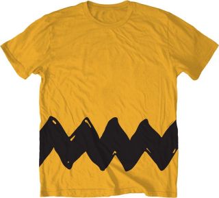 NEW Adult Sizes Peanuts Charlie Brown Stripe Shirt Classic Cartoon T 