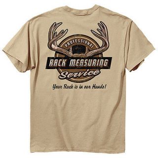 Buck Wear Rack Measuring T Shirt XL S/S Sand