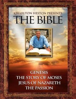 Charlton Heston Presents the Bible DVD, 2011, 4 Disc Set