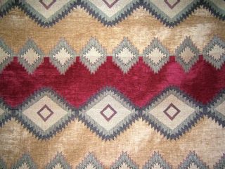 KRAVET COUTURE, AZTEC WIND CHASER, WOVEN CHENILLE, FABRIC REMNANT