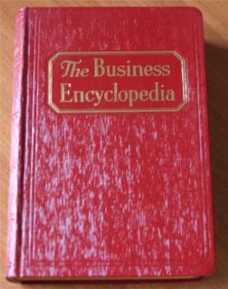 Vintage The Business Encyclopedia 1936 HC edited by Henry Marshall VG 