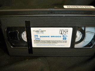 DONNIE BRASCO COLUMBIA TRISTAR HOME VIDEO 127 MINUTES VHS TAPE