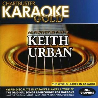 Keith Urban Greatest Hits on Chartbuster Karaoke Gold KGR 13015 CDG