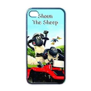   Timmy The Sheep Apple Iphone 4 4s Hard Case (Black) Customized Kids