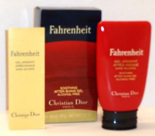 FAHRENHEIT by Christian Dior Soothing After Shave Gel 1,8 oz / 50 ml 