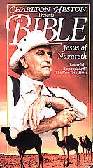Charlton Heston Presents the Bible   Jesus of Nazareth VHS, 1995, Clam 