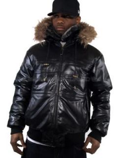 Aviatrix Chill Hoodie Genuine Leather Jacket Hood Black
