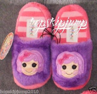 LALALOOPSY Girls Scuff Slippers Sizes 13/1 & 2/3 ~ NWT
