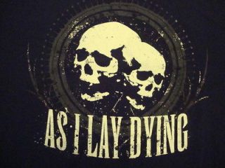 As I Lay Dying Metal Rock MUSIC Fan Black T Shirt XL