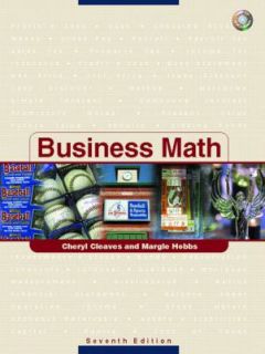 Business Math by Cheryl S. Cleaves and Margie J. Hobbs 2004, Paperback 