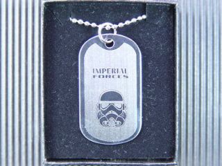 Newly listed Star Wars Stormtrooper Helmet Dog Tag Necklace