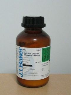 Calcium chloride dihydrate granular ACS 500 grams J.T. Baker 1336 01